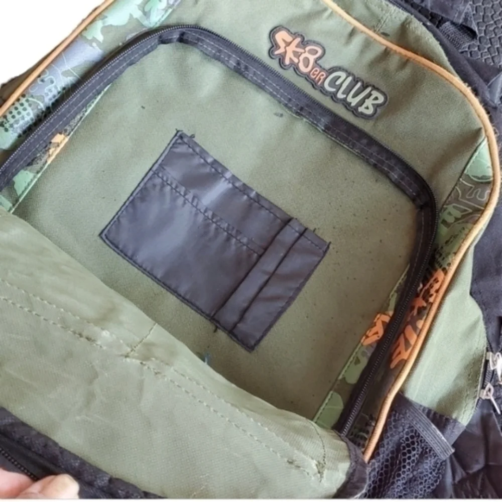 Skater Club‎ Kid’s Green Orange Extreme Youth Backpack